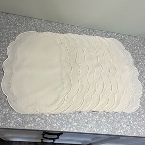 Set of 10 linen placemats